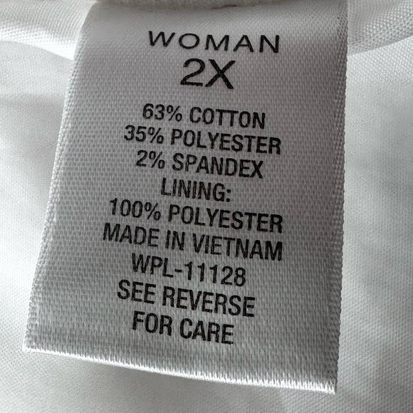 ROZ & Ali White Women’s 3/4 Sleeves Jacket Size 2X - Picture 6 of 10